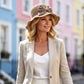 ⏳Spécial à durée limitée⏰Élégant chapeau de soleil en paille tressée avec un nœud👒
