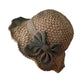 ⏳Spécial à durée limitée⏰Élégant chapeau de soleil en paille tressée avec un nœud👒
