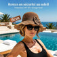 ⏳Spécial à durée limitée⏰Élégant chapeau de soleil en paille tressée avec un nœud👒