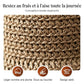 ⏳Spécial à durée limitée⏰Élégant chapeau de soleil en paille tressée avec un nœud👒