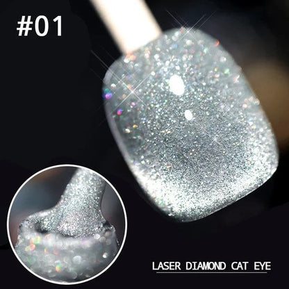 ⏳Spécial à durée limitée⏰Vernis à ongles Laser Diamond Cat Eye💅💎