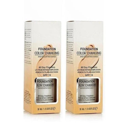 🎁Achetez 1 Obtenez 1 Gratuit🎉Fond de teint changeant de couleur pour peaux matures🧴