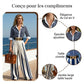 ⏳Spécial à durée limitée⏰Ensemble 2 pièces pour femme : chemise rayée et pantalon large👔👖
