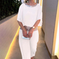 ⏳Spécial à durée limitée⏰Ensemble chic et élégant à paillettes et blocs de couleur👚👖✨