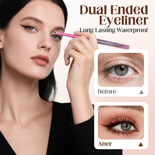 ⏳Promotion Éclair⏰Eye-liner double embout longue tenue et waterproof✏️