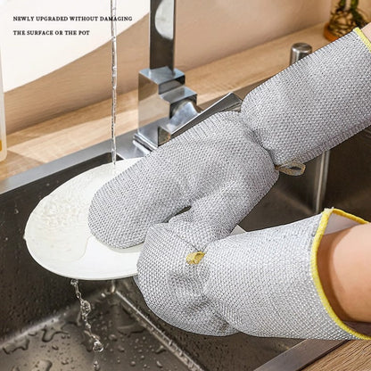 🧤 50% DE RÉDUCTION ! 🔪 Gants de Vaisselle Multifonctions en Fil Métallique – Anti-Rayures, Protection Totale des Mains & Lavables 🍳
