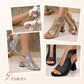 ⏳Spécial à durée limitée⏰Sandales à talons élégantes à bout ouvert pour femme👡