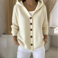 ⏳Spécial à durée limitée⏰Cardigan en maille à capuche et boutons pour femme🧥🌈