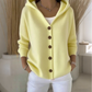 ⏳Spécial à durée limitée⏰Cardigan en maille à capuche et boutons pour femme🧥🌈