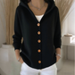 ⏳Spécial à durée limitée⏰Cardigan en maille à capuche et boutons pour femme🧥🌈