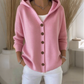 ⏳Spécial à durée limitée⏰Cardigan en maille à capuche et boutons pour femme🧥🌈