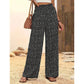 ⏳Spécial à durée limitée⏰Pantalon large à taille haute et smocks pour femme👖
