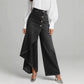⏳Spécial à durée limitée⏰Pantalon-jupe en jean asymétrique à nouer👖👗