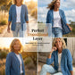 ⏳Spécial à durée limitée⏰Veste en jean classique à boutons pour femme🧥