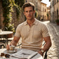 ⏳Spécial à durée limitée⏰Chemise à col en maille à manches courtes pour homme👔