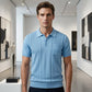 ⏳Spécial à durée limitée⏰Chemise à col en maille à manches courtes pour homme👔