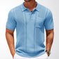 ⏳Spécial à durée limitée⏰Chemise à col en maille à manches courtes pour homme👔