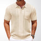 ⏳Spécial à durée limitée⏰Chemise à col en maille à manches courtes pour homme👔