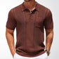 ⏳Spécial à durée limitée⏰Chemise à col en maille à manches courtes pour homme👔