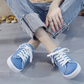 👟-50% pour temps limité👖 Baskets-mules en jean pour femme – Faciles à enfiler, semelle confortable et idéales pour un look estival décontracté ☀️