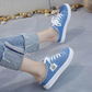 👟-50% pour temps limité👖 Baskets-mules en jean pour femme – Faciles à enfiler, semelle confortable et idéales pour un look estival décontracté ☀️