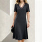 ⏳Spécial à durée limitée⏰Robe élégante en maille à col en V pour femme❤️👗
