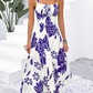 ⏳Spécial à durée limitée⏰Robe à bretelles fines à imprimé floral pour femme🌿👗