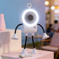 ⏳Spécial à durée limitée⏰Ventilateur de bureau robotisé flexible avec éclairage LED🤖🍃