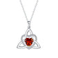 ⏳Spécial à durée limitée⏰Collier avec pendentif en forme de cœur et nœud celtique💎📿