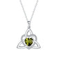 ⏳Spécial à durée limitée⏰Collier avec pendentif en forme de cœur et nœud celtique💎📿