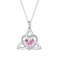 ⏳Spécial à durée limitée⏰Collier avec pendentif en forme de cœur et nœud celtique💎📿