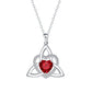 ⏳Spécial à durée limitée⏰Collier avec pendentif en forme de cœur et nœud celtique💎📿