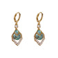 ⏳Spécial à durée limitée⏰Boucles d'oreilles créoles pendantes bleu ciel💧💍