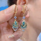 ⏳Spécial à durée limitée⏰Boucles d'oreilles créoles pendantes bleu ciel💧💍