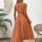 ⏳Spécial à durée limitée⏰Robe à pois à col licou pour femme👗