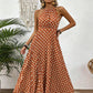 ⏳Spécial à durée limitée⏰Robe à pois à col licou pour femme👗