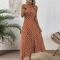 ⏳Spécial à durée limitée⏰Robe à pois à col licou pour femme👗