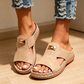 ⏳Spécial à durée limitée⏰Sandales à talons compensés et bout ouvert pour femmes👡