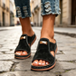 ⏳Spécial à durée limitée⏰Sandales à talons compensés et bout ouvert pour femmes👡
