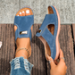 ⏳Spécial à durée limitée⏰Sandales à talons compensés et bout ouvert pour femmes👡