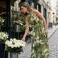 ⏳Spécial à durée limitée⏰Robe imprimée sans manches à col licou pour femme👗