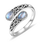 ⏳-50% pour temps limité⏰Bague Vintage Ajustable Zircon Goutte Lumineuse💧💍