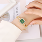 ⏳Spécial à durée limitée⏰Montre bracelet carrée à quartz avec cordon coulissant pour femme ⌚🌸