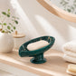⏳-50% pour temps limité⏰Porte-savon en céramique à évacuation automatique des feuilles🧼