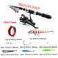 ⏳Spécial à durée limitée⏰Pêche instantanée partout kit canne télescopique sans stress🎣🪝