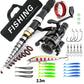 ⏳Spécial à durée limitée⏰Pêche instantanée partout kit canne télescopique sans stress🎣🪝