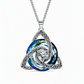 ⏳Spécial à durée limitée⏰Pendentif nœud celtique pierre de naissance – Collier femme symbolique🌀📿