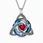 ⏳Spécial à durée limitée⏰Pendentif nœud celtique pierre de naissance – Collier femme symbolique🌀📿