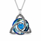 ⏳Spécial à durée limitée⏰Pendentif nœud celtique pierre de naissance – Collier femme symbolique🌀📿
