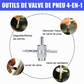 ⏳Spécial à durée limitée⏰Kit d'outils pour valves de pneu de voiture à changement rapide🚗🛞🧰